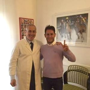 Mirko de Muro con il dottor Mazzini