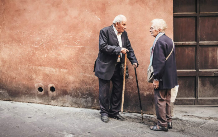 mancanza di equilibri negli anziani