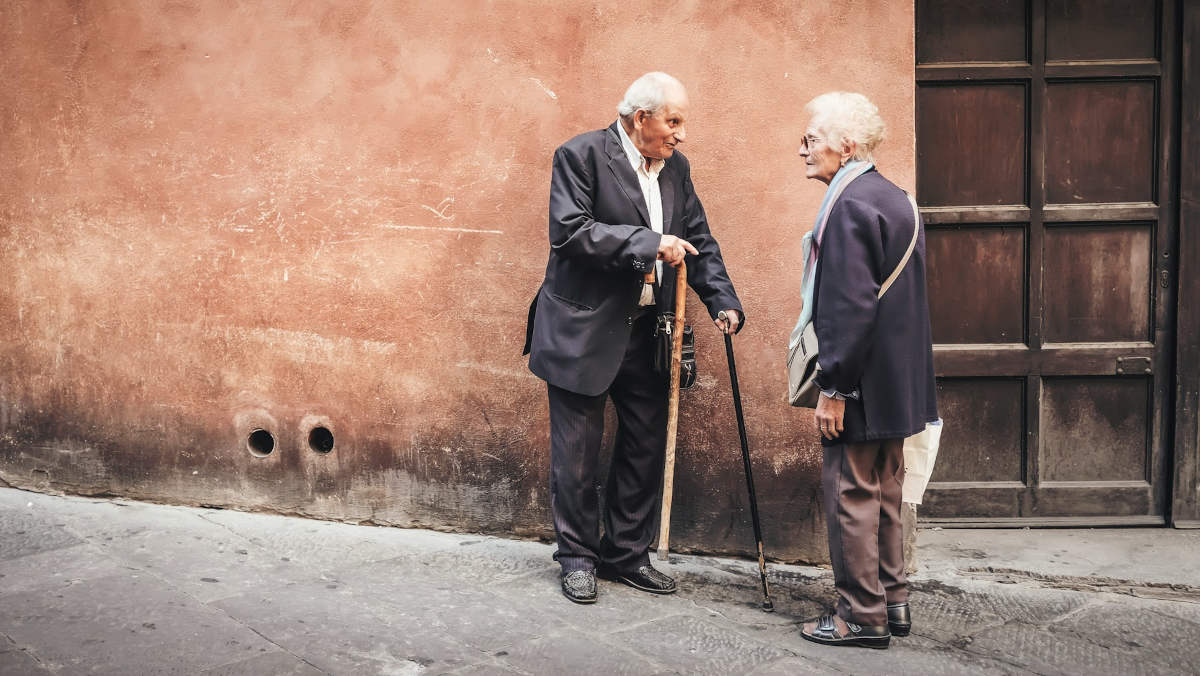 mancanza di equilibri negli anziani